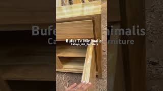 Bufet Tv Minimalis kayu jati , Cabinet tv minimalis #cahayaartfurniture #cahaya_art_furniture #bufet