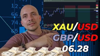 Forex "Premium" Trade XauUsd ir GbpUsd Apžvalga 06/28