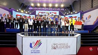 [ AWARDS CEREMONY ] 31ST SEA GAMES VIETNAM 2021 | MOBILE LEGENDS |PHILIPPINES|INDONESIA|SINGAPORE 🥇