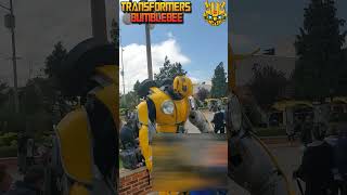 Transformes bumblebee visita chignahuapan puebla #puebla #chignahuapan #transformers #bumblebee