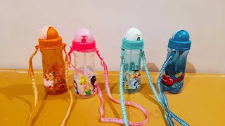 Unboxing and Review of SKI  Karina plastic water bottle for kids