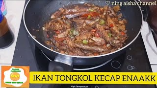 IKAN TONGKOL KECAP ENAK || MASAK CEPAT PAKAI KOMPOR LISTRIK || SASET