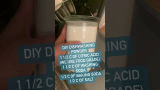 DIY dishwashing powder  ￼