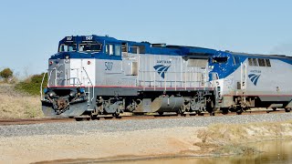 Amtrak Dash-8 Locomotives on the Coast Starlight