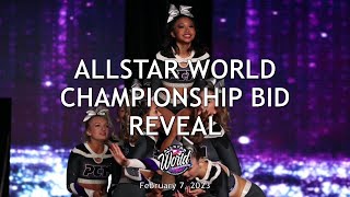 February 7, 2023 - Allstar World Championship Bid Reveal