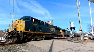 Ultra-Rare K5HLA on CSX 5407 as M363 Screams Through Fortville, IN