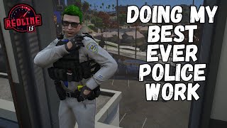 I do the BEST Police Work Ever in GTA 5 RP - RedlineRP