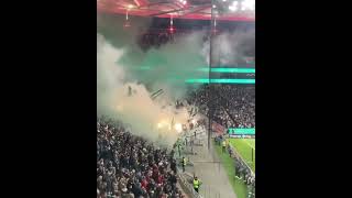 PYRO - Eintracht Frankfurt - Borussia Mönchengladbach 30.10.24 #pyro