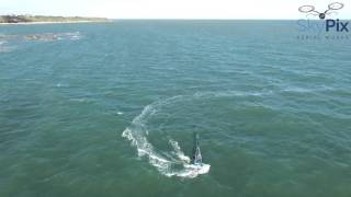 Wind Sailing down in Saint Helens , Co.Wexford with LLOyd James