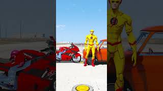 GTA V : KID-IRONMAN VS YELLOW-FLASH MATCH, WHO IS RICHER 🤑 #shorts #gta5