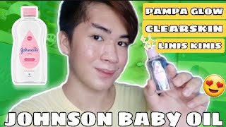 JOHNSON BABY OIL!!✨ LINIS KINIS!!✨ + Q&A ABOUT JOHNSON BABY OIL!!!♥️