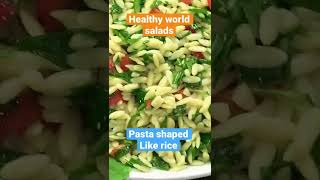 Orzo verde | Pasta salad | Salads from the World | chickpea salad