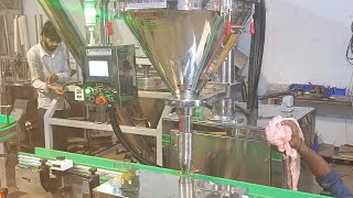 Curcumin Organic Powder Glass Jar Filling Capping machine Supplier India UK Canada America Dubai