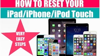 How to reset your iPad/iPhone/iPod Touch