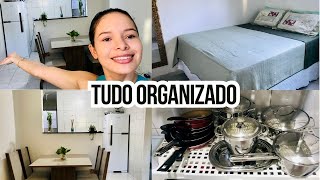 VLOG começando a semana com tudo limpo e organizado