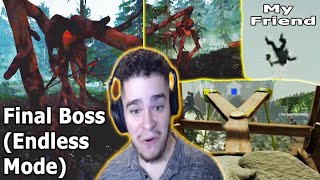 Final Boss Mutant Megan From Ending Is In Endless Mode | Catapult Crashed - The Forest Co-op Part 52