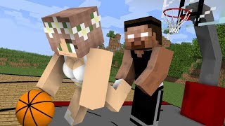 Monster School: Basketball Fun - Minecraft Animation