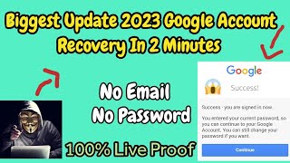 NEW!! How To Recover Gmail Account Without Phone Number And Recovery Email 2023