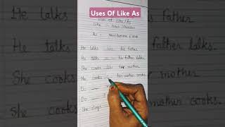 Uses Of Like As