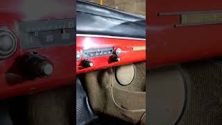 radio from 1958 works again! in a car from 1960. #porsche356