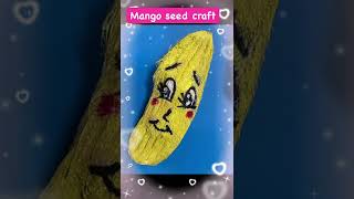 5 ideas for making Mango seed crafts #diy | Art and craft for kids | Best out of waste @W TALK