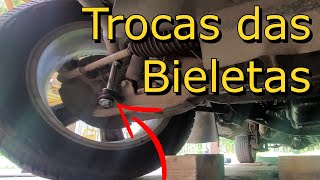 Troca das bieletas da suspensão do carro # Van Motorhome, Hyundai H100, HR, H1, Mitsubishi L300