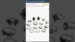 silver oxidised adorable accessories for girls from Amazon for any occasion under ₹250#shorts#Trends