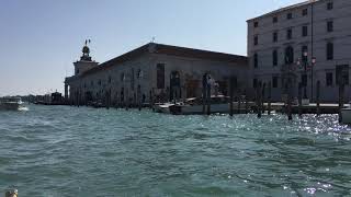 Gondola ride through Venice Grand Canal