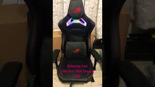 Unboxing silla gamer con RGB Asus ROG Chariot SL300C