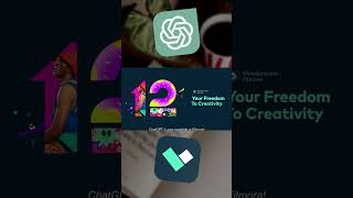Filmora 12 ChatGPT AI Tool | AI Image | #shorts #FilmoraChatGPT #wondersharefilmora