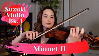 Minuet 2 with accompaniment | Suzuki Violin Vol. 1