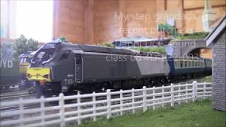 My step grandads newest addition DCC sound class 68 4D-022-003S