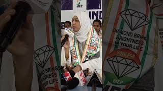 Dr Nowhera Shaikh Founder & President of Mahila Empowerment Party releasing their party Manifesto.