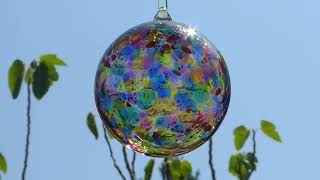 Sienna Glass 12 cm Ball, Multicoloured