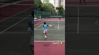 break point save #tennis #tennisshorts #tennismatch #tennisplayer #tennistime #tennislife