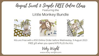 #155 - Little Monkey Bundle Online Class