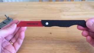 Table top review Tops Pocket Survival Saw