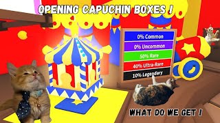 OPENING CAPUCHIN BOXES In Adopt Me!