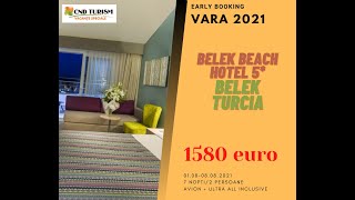 BELEK BEACH HOTEL - Charter Avion Antalya 2021