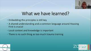 Turning Point Scotland Housing First 10th Anniversary Conference: Learning from Learning.