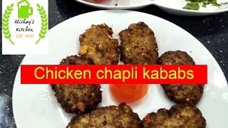 Chicken Chapli kababs