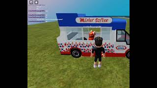 mister softee ice cream van in roblox!