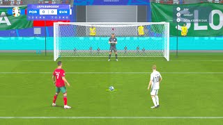 PORTUGAL vs SLOVENIA - EURO 2024 ROUND OF 16 | PENALTYSHOOTOUT | FC 24