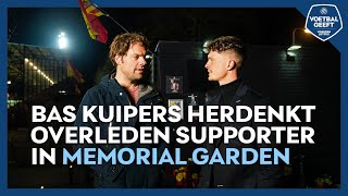 Trouwe supporter Jesper krijgt een plek in de Memorial Garden van Go Ahead Eagles 🌹 | Voetbal Geeft