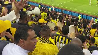 تشجيع رابطة الاتحاد امام ضمك حمدان مغربي 💛🖤