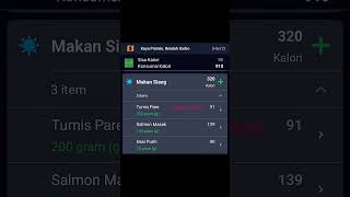 Menu harian 910 kalori, hari ke 2 menuju 52 kg #dietketo #diet #happy