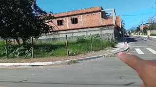 2024/11/27 - Rua São Francisco - Calçada sendo preparada pela empresa Andares