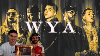 (REACCIÓN)  J ABDIEL , IZAAK , ANUEL AA , BLESSD , PIRLO - WYA BLACK AND YELLOW REMIX