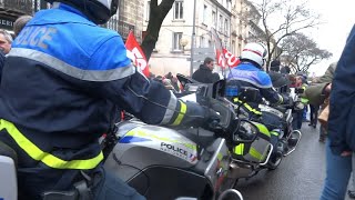 Manifestation contre la réforme des retraites Bordeaux 19 janvier 2023