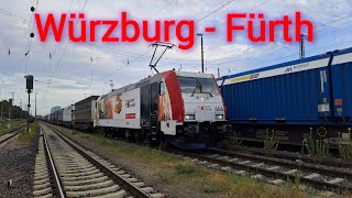 Von Würzburg Hbf nach Fürth (Bayern) Gbf, kleine Umleitung mit dem Paneuropa / Terratrans